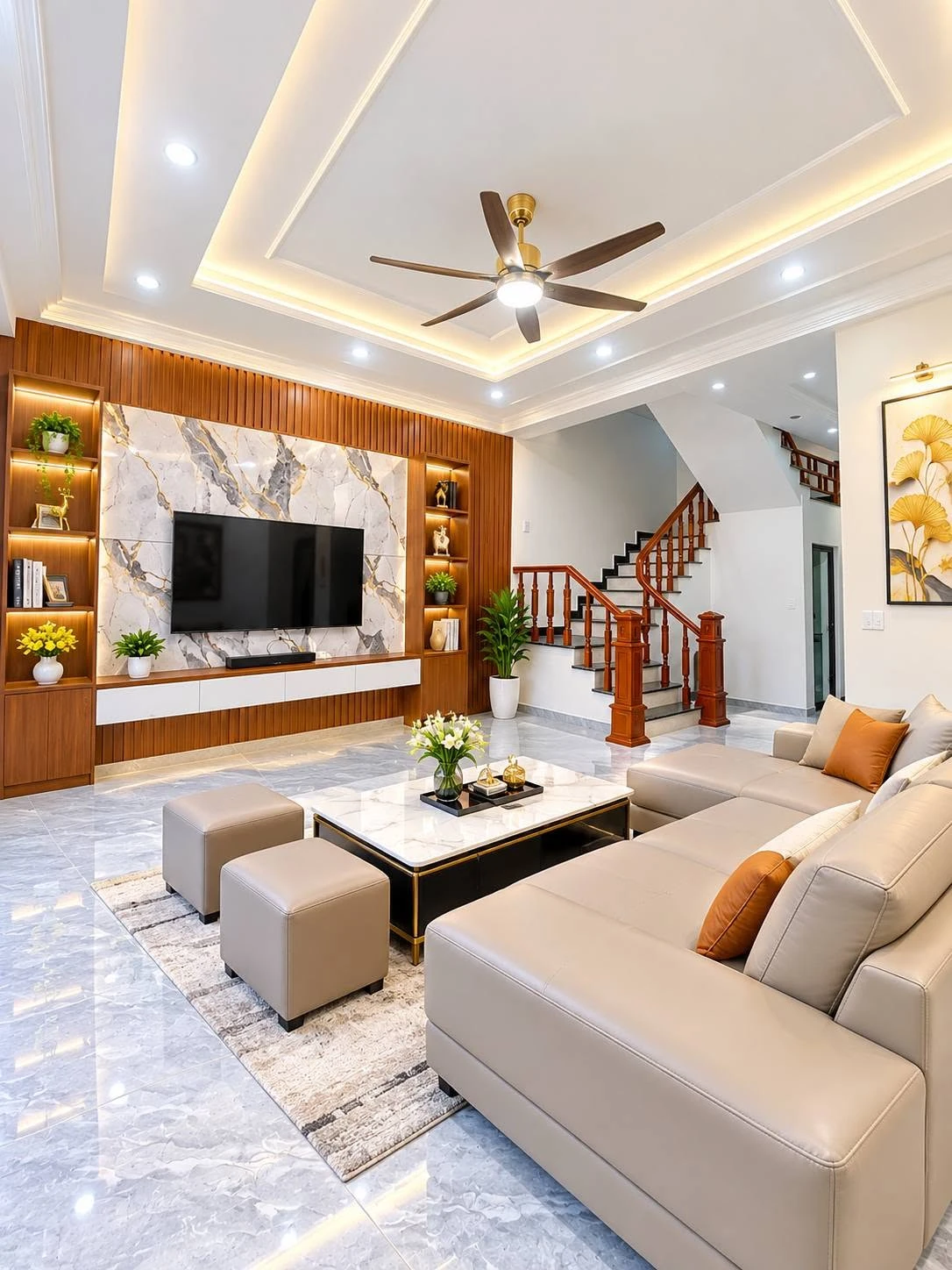 Bán nhà 3 tầng 60m² Vân Trạ, An Dương - Ảnh 1