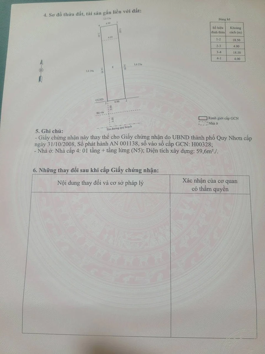 Nhà mê lỡ mặt tiền 74m² Quy Nhơn 1 tỷ 3 - Ảnh thu nhỏ 5