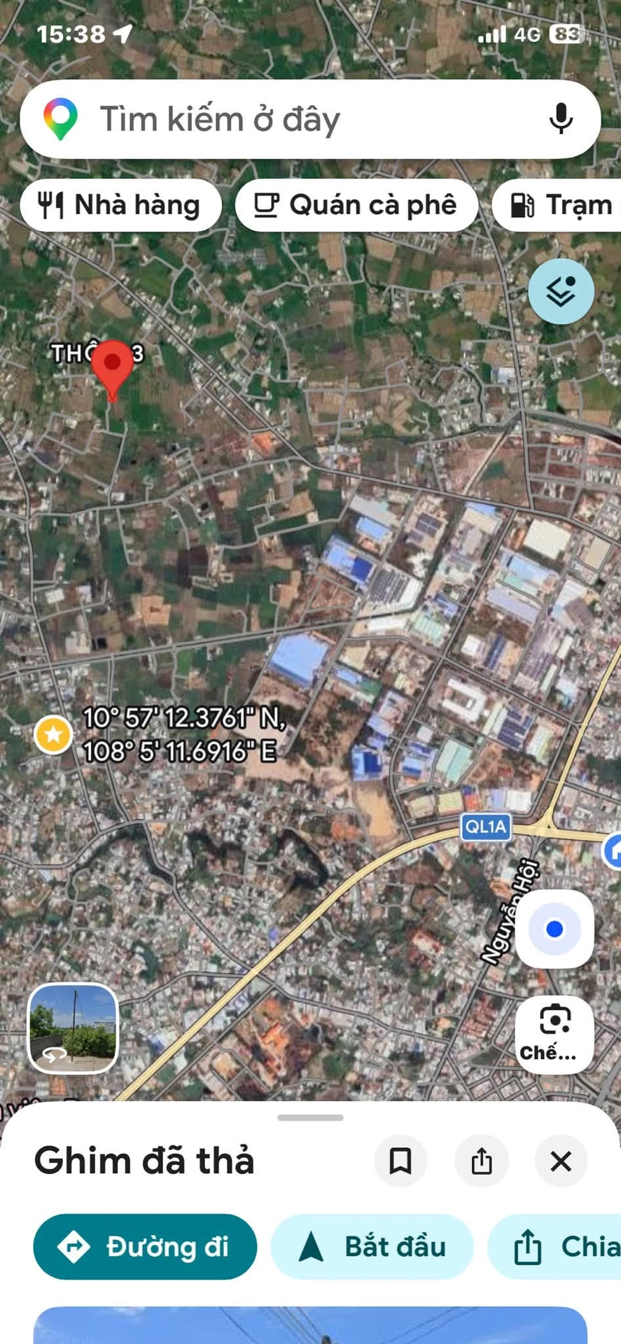 Bán đất 100m2 mặt tiền 82m tại Hàm Liêm, Bình Thuận 2 tỷ 850 - Ảnh 1