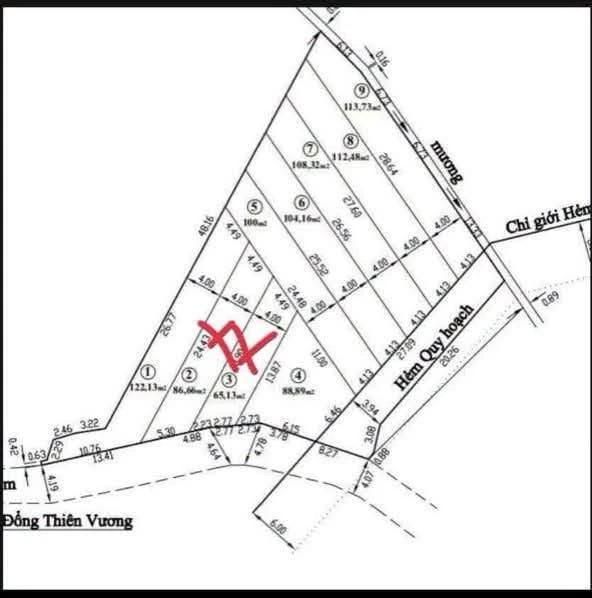 Bán gấp 2 lô đất liền kề 152m² Khu ANADA Đà Lạt - Ảnh thu nhỏ 3