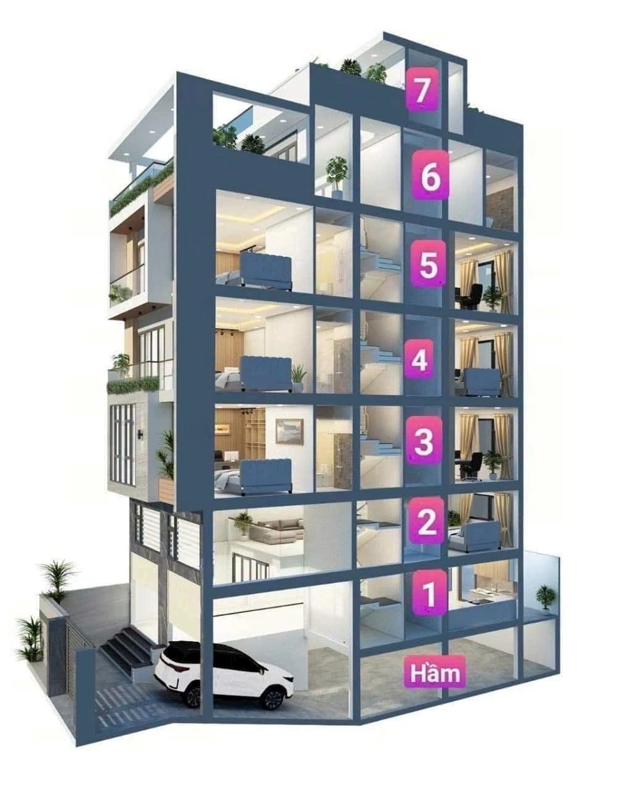 Bán nhà 3 tầng 105m² Lê Quang Định Bình Thạnh 16.5 tỷ - Ảnh thu nhỏ 2