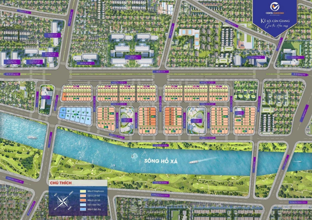 Centa Diamond Riverside - Điểm sáng đầu tư tại Vĩnh Linh, Quảng Trị - Đất nền đã có sổ - Ảnh thu nhỏ 3
