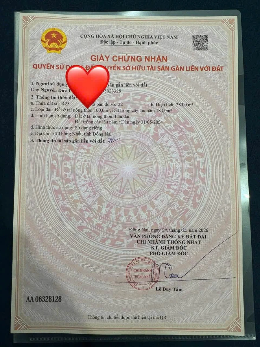 Bán nhà chính chủ Thống Nhất, Đồng Nai 283m2, giá 2 tỷ 2 - Ảnh thu nhỏ 2