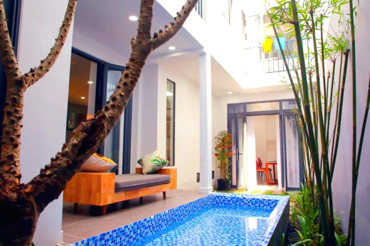 Bán nhà hẻm Nguyễn Văn Đậu, Bình Thạnh, 100m², 4PN, hồ bơi mini, giá 8,1 tỷ - Ảnh thu nhỏ 2