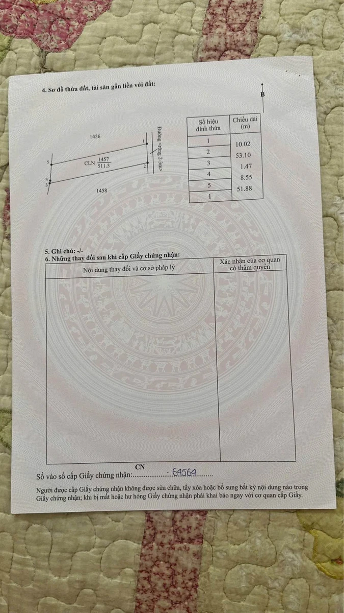 Bán đất tổ dân phố Phường Thành Nhất 500m2 435 triệu - Ảnh thu nhỏ 3