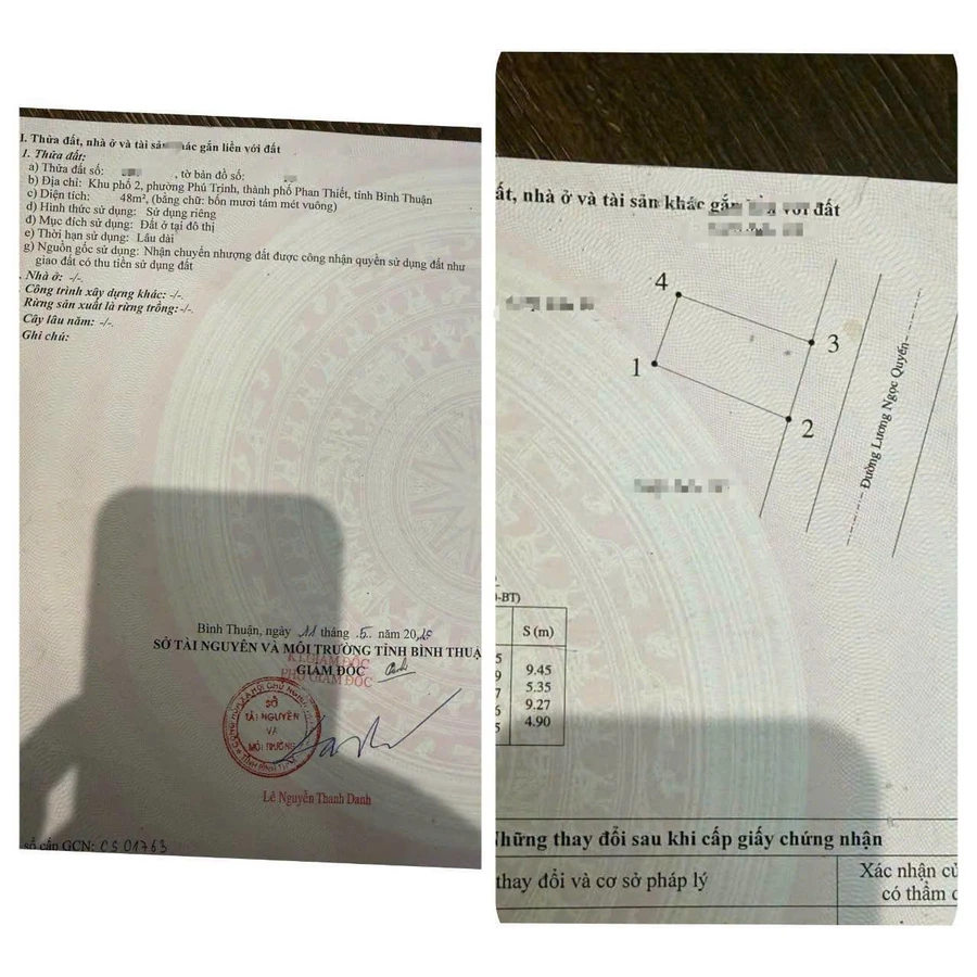 Bán đất thổ cư mặt tiền Lương Ngọc Quyến 48m² Phú Trình - Ảnh 1