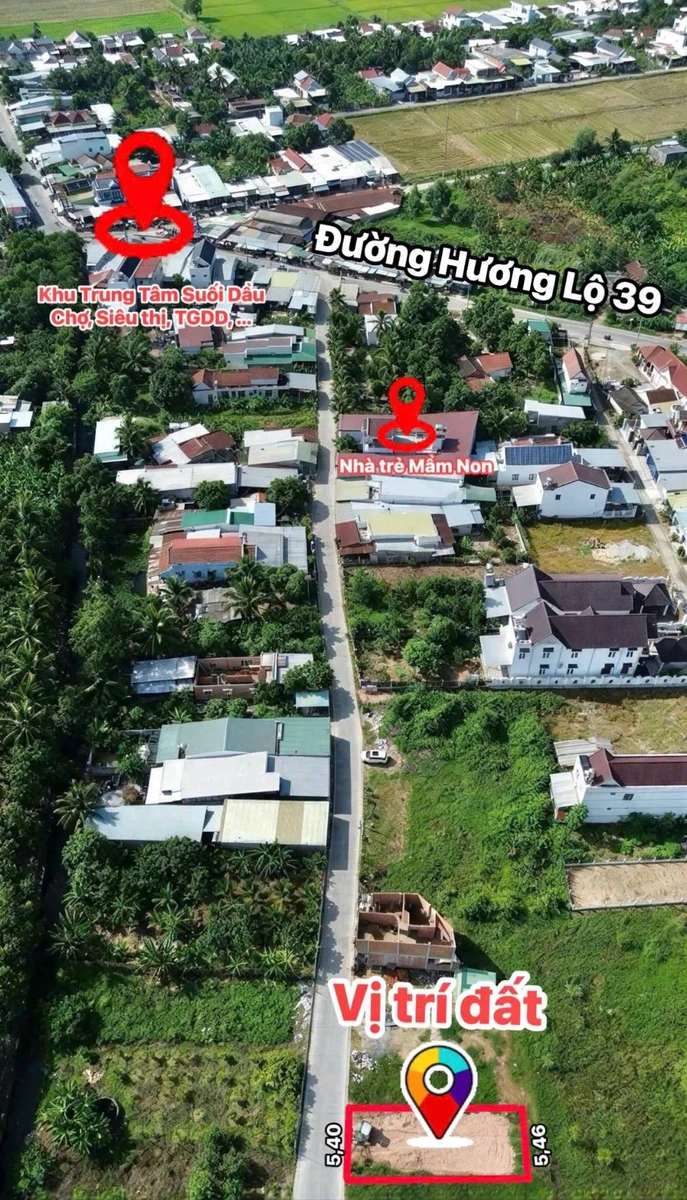 Bán lô đất 91,8m² gần chợ Tân Xương, Hóc Môn - Ảnh 1