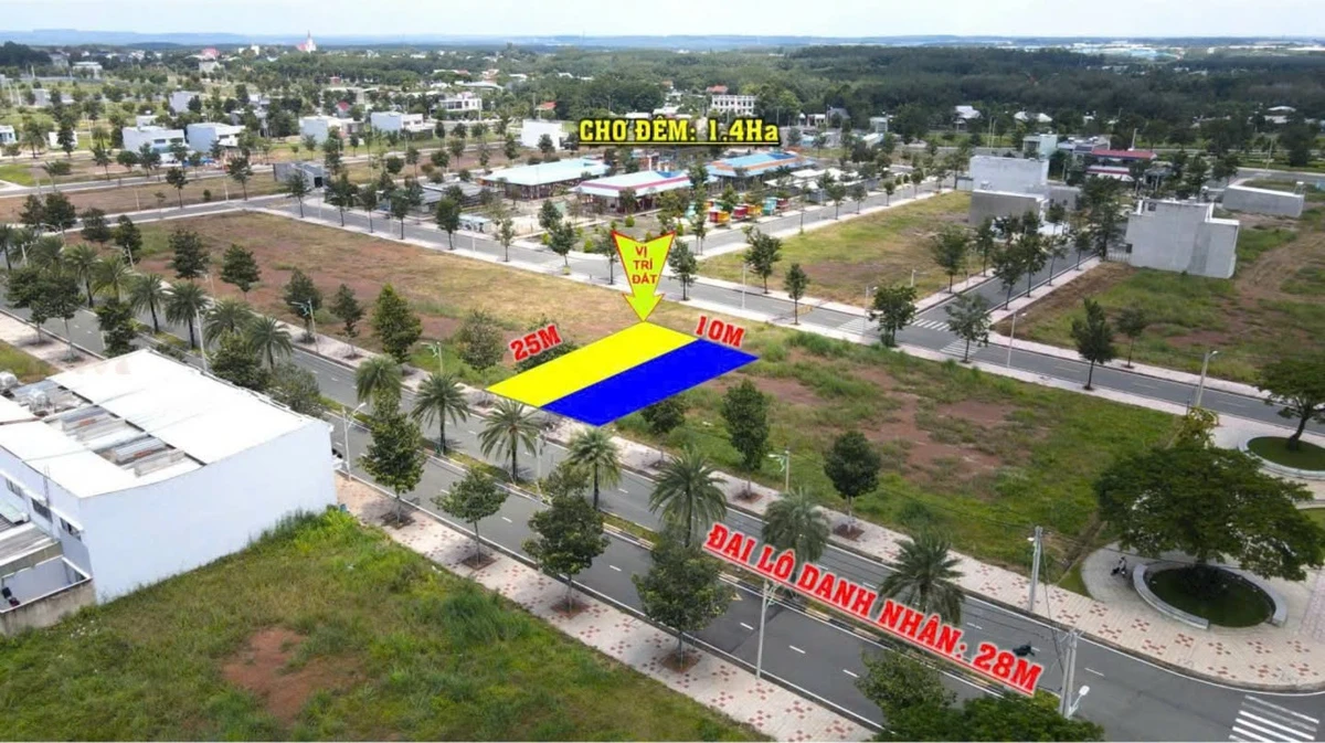 Bán nền 250m² mặt tiền 28m Cát Tường Phú Hưng 1.15 tỷ - Ảnh thu nhỏ 2