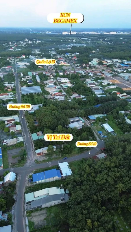 Bán đất mặt tiền 140 m² kinh doanh Minh Hưng, Bình Dương