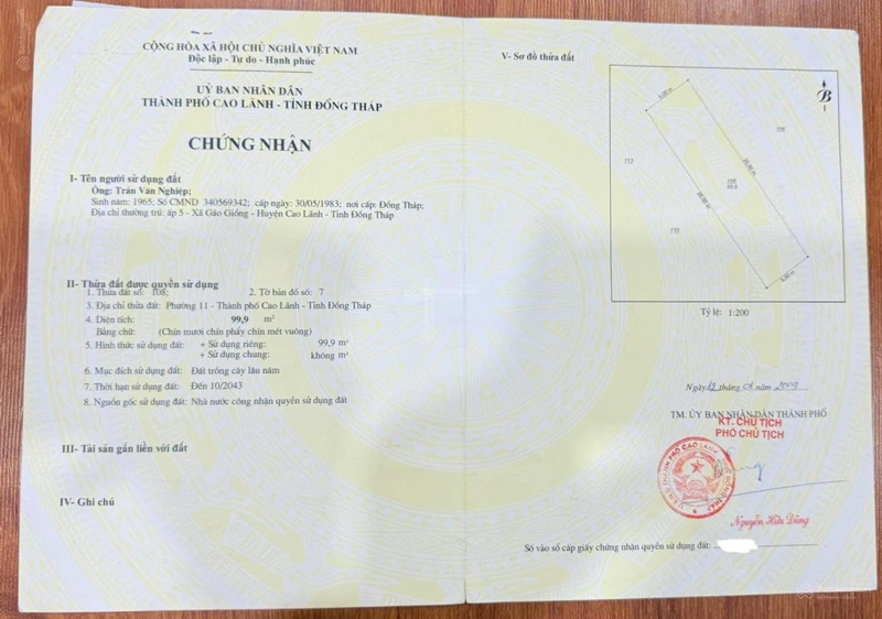 Bán nền 100m2 kế chợ, trường tiện ích đầy đủ, giá hời trong khu dân cư, vị trí đẹp, phong thủy tốt