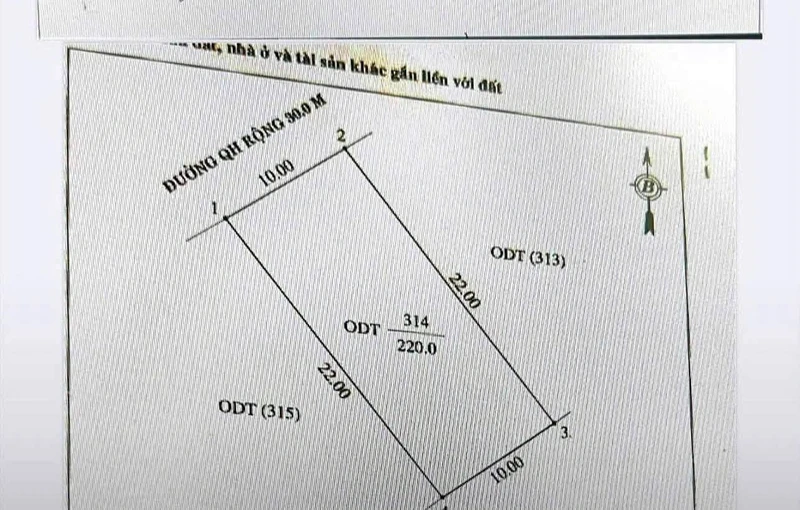 Bán lô đất Cửa Lò 220m2 cạnh sân Golf, mặt đường 30m