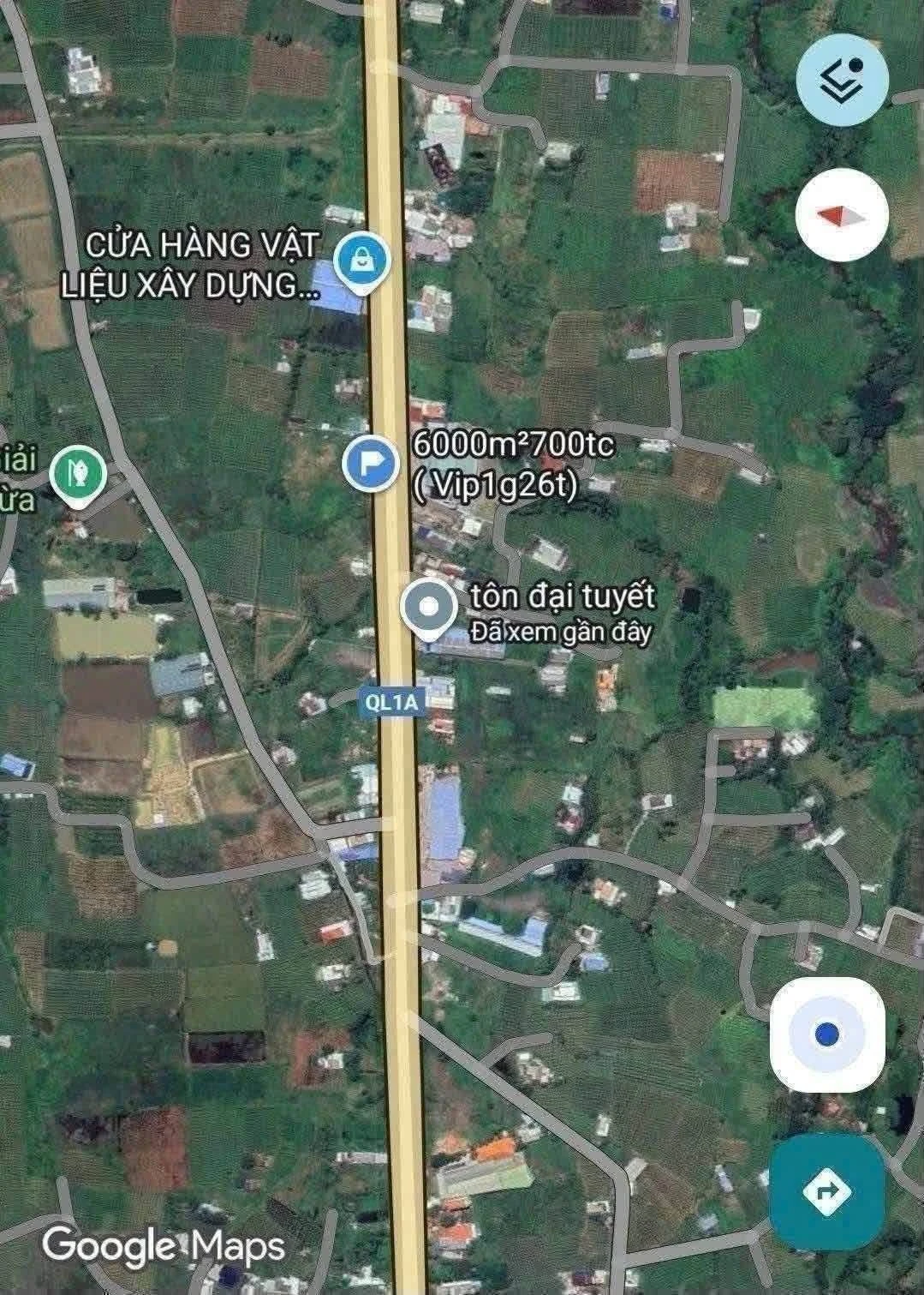 Bán đất mặt tiền Quốc lộ 1A Bình Thuận 6.000m² - Ảnh 1