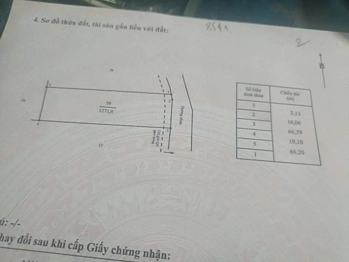 Bán đất 1 sào 3 Đá Bạc Nghĩa Thành 1,25 tỷ - Ảnh thu nhỏ 3