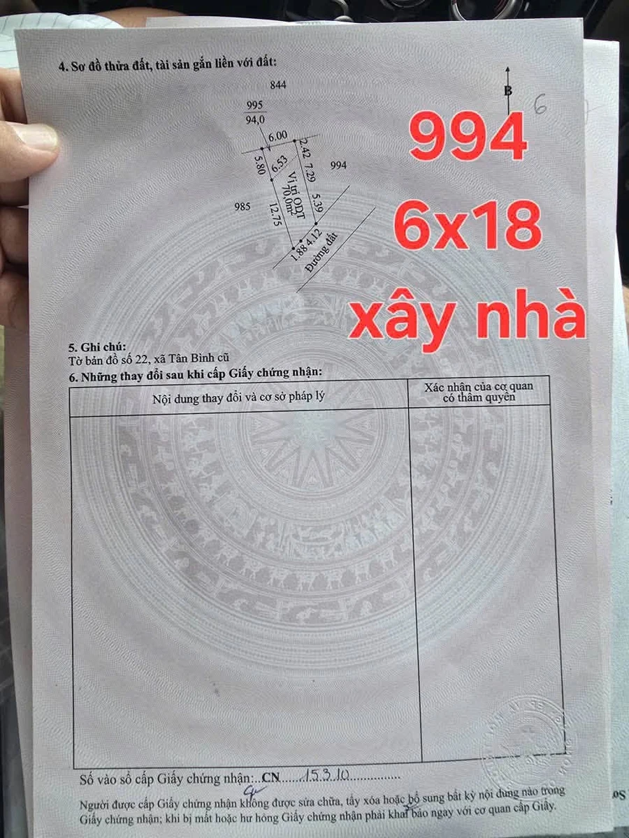 Bán nhà 3 phòng ngủ 70m2 giá 580 triệu tại phường Bình Minh, Tây Ninh - Ảnh 1