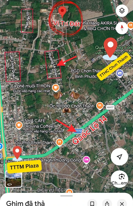 Bán lô đất 300m² xây trọ Chơn Thành, Bình Dương