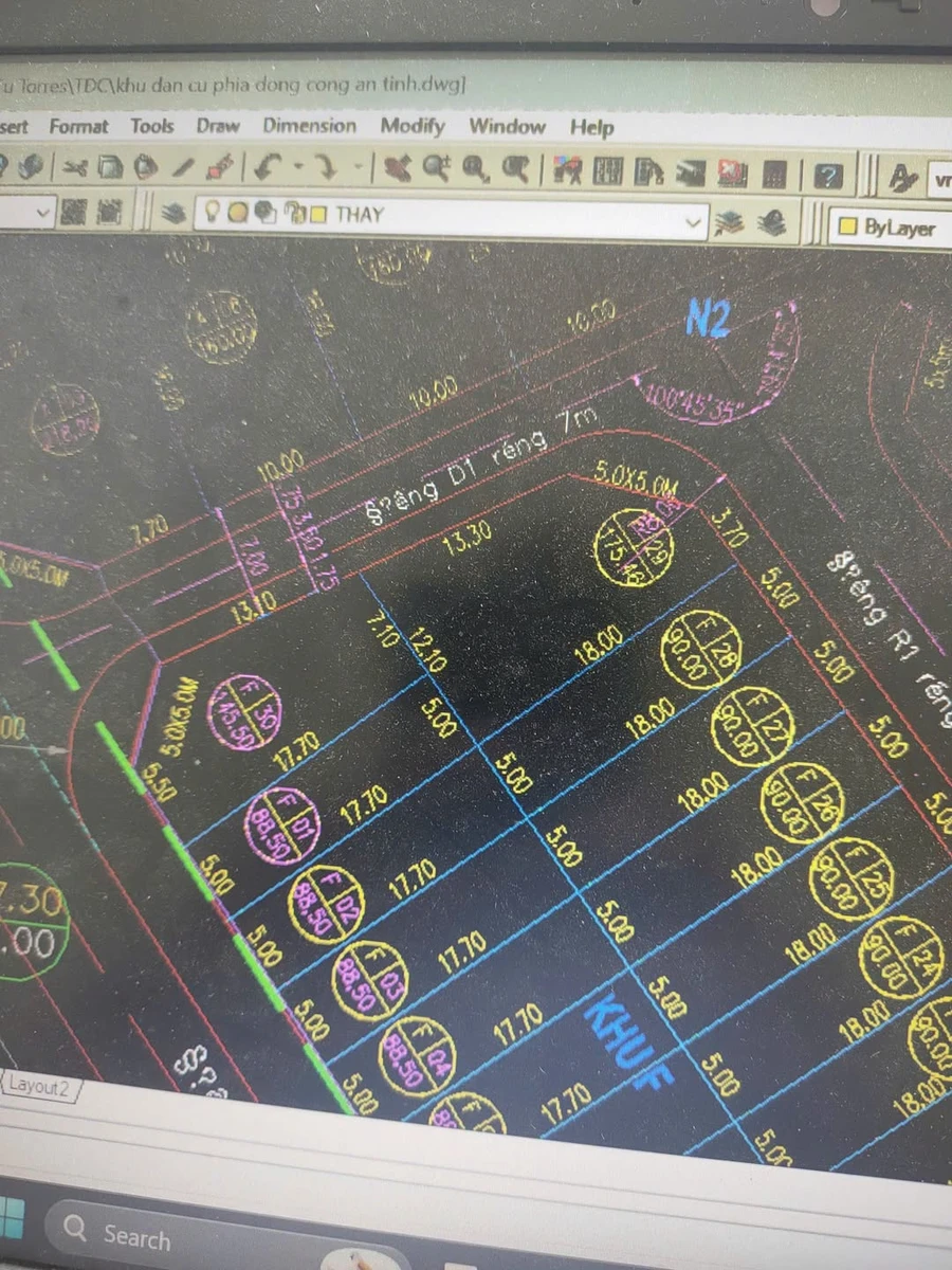 Bán lô đất khu Công an 90m2 đường 12m Phú Yên - Ảnh 1