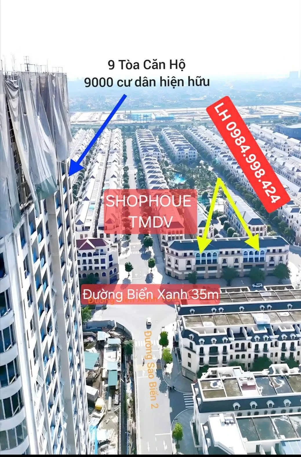 Shophouse kinh doanh 250-350m² Ocean City từ 6-8 tỷ - Ảnh 1