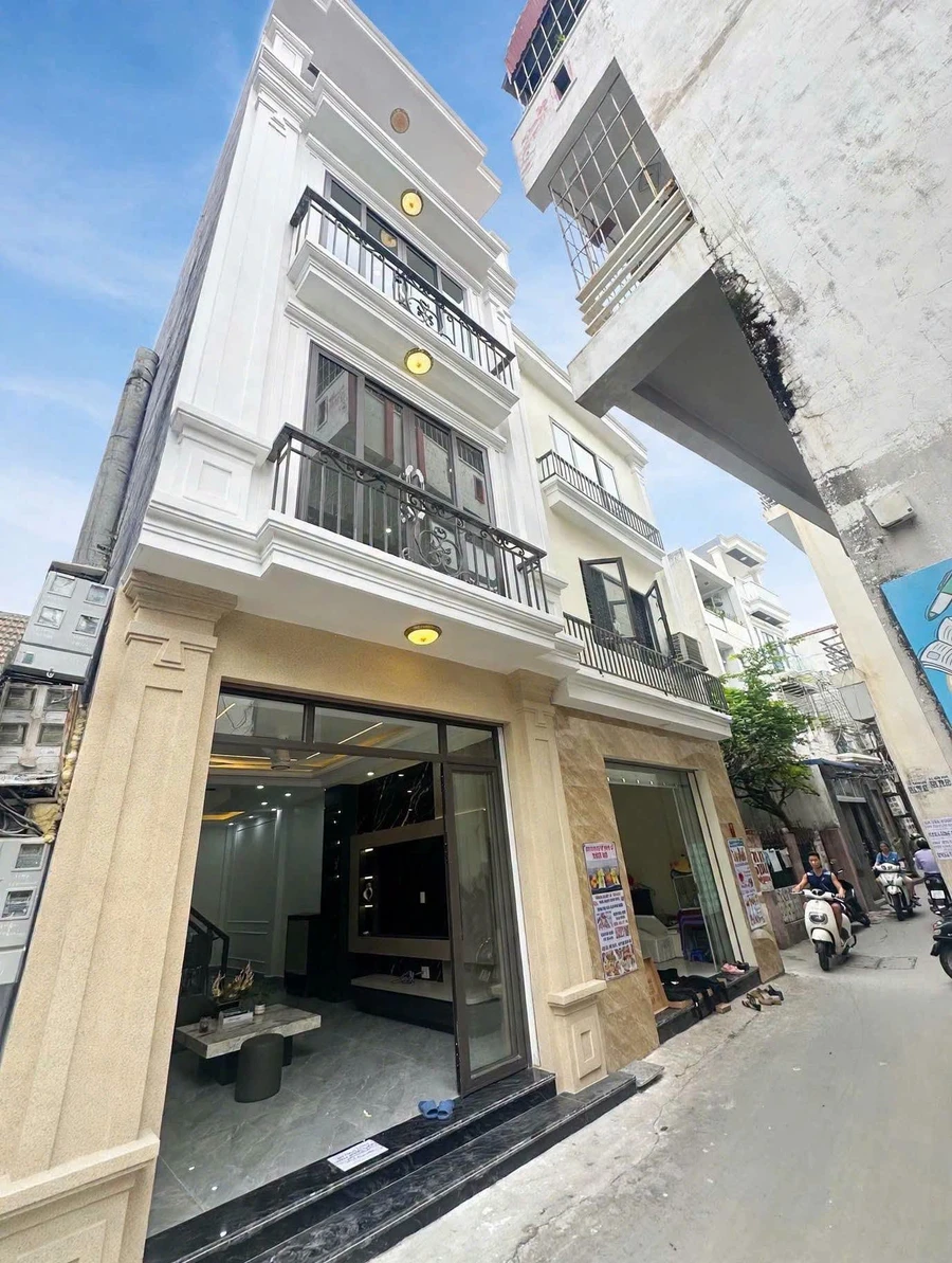 Bán nhà 4 tầng mặt ngõ Miếu Hai Xã, Hải Phòng, 48,9m2, 4 tỷ 5 - Ảnh 1