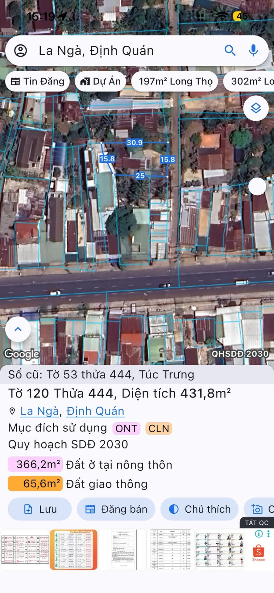 Bán nền 664m2 mặt tiền Vĩnh Thạnh, Cần Thơ 6.5 tỷ 6xxtrieu - Ảnh 1