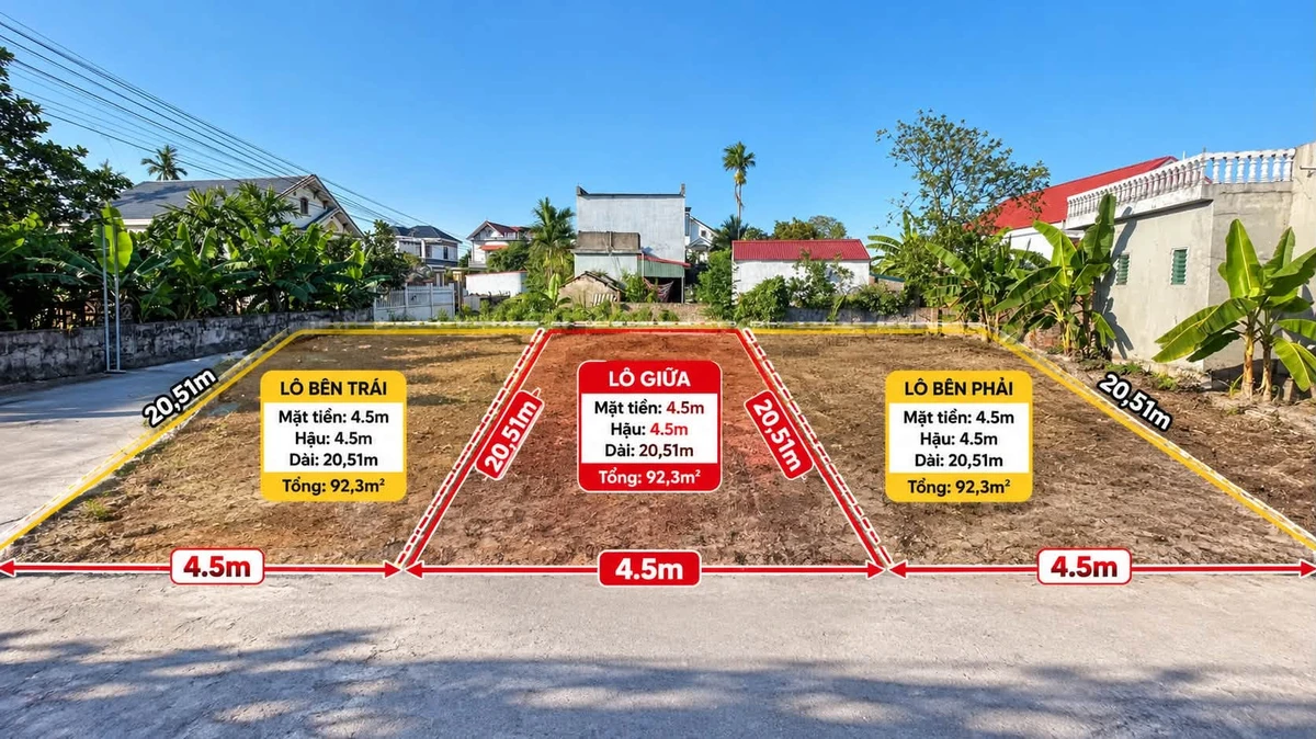 Bán lô đất 91,2m² Thôn Đươi, Đoàn Thượng, Hải Phòng 1,1 tỷ - Ảnh 1