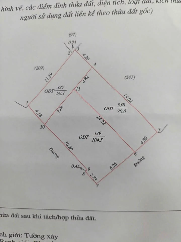 Bán đất gần chợ Cửa Bắc 50.1m2 Lê Lợi Vinh - Ảnh 1