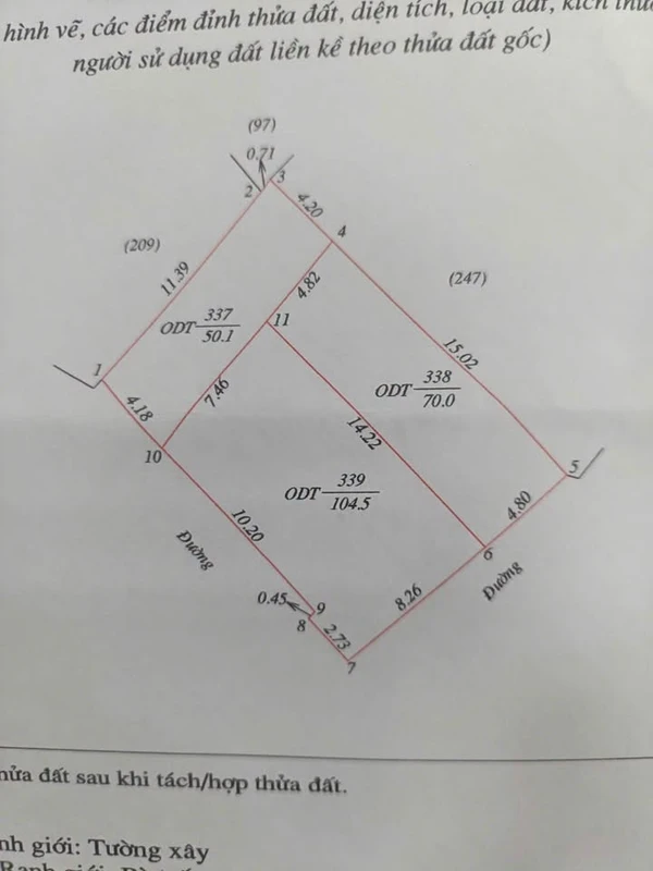 Bán đất gần chợ Cửa Bắc 50.1m2 Lê Lợi Vinh