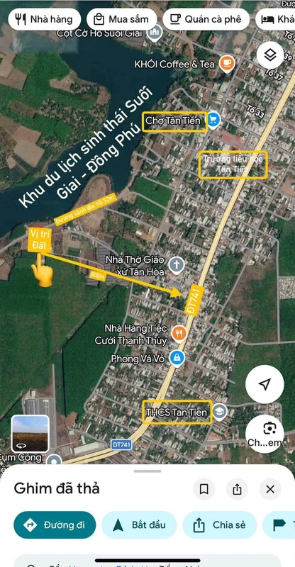 Bán đất nền thổ cư 200m² giá 450 triệu Đồng Phú