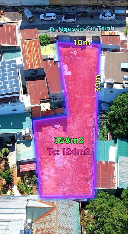 Bán đất mặt tiền 358m2 đường Nguyễn Cư Trinh, trung tâm Buôn Ma Thuột, giá 8,5 tỷ