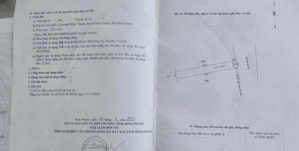 Bán đất Chơn Thành 200m² mặt tiền đường 40 - Ảnh thu nhỏ 4