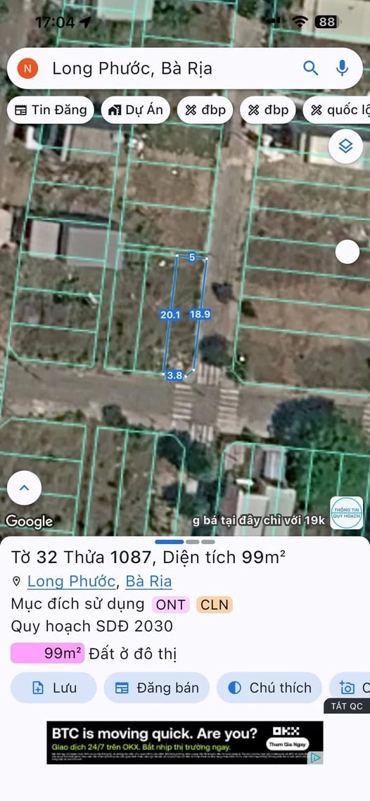 Bán lô đất góc 2 mặt tiền 99m² Nam Long Bình Chánh - Ảnh thu nhỏ 3