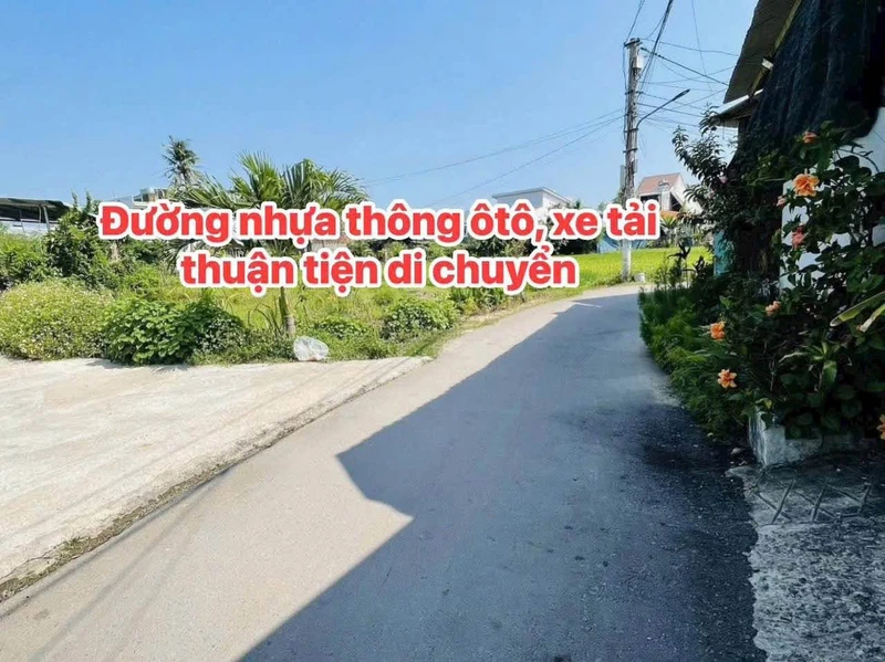 Bán đất 109,7m² hẻm Lê Công Miễn Tuy Phước 890 triệu