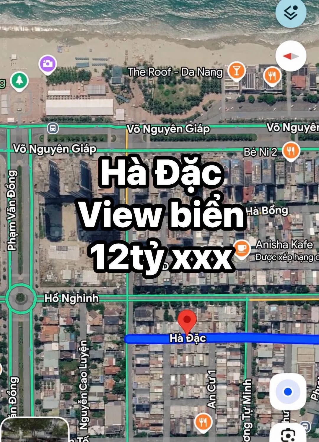 Bán đất mặt phố Hà Đặc 72m2 view biển Đà Nẵng - Ảnh 1