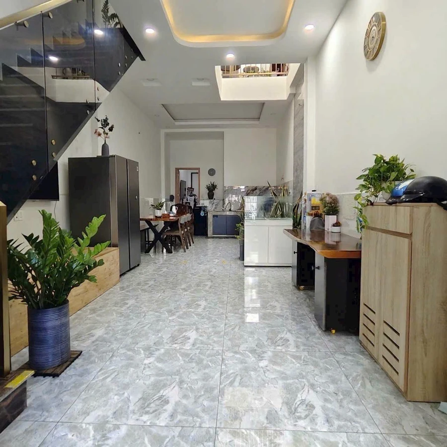 Bán nhà hẻm xe tải Trần Thị Cờ 98m2, 1 trệt 1 lầu, giá 5,67 tỷ, Quận 12 - Ảnh thu nhỏ 3