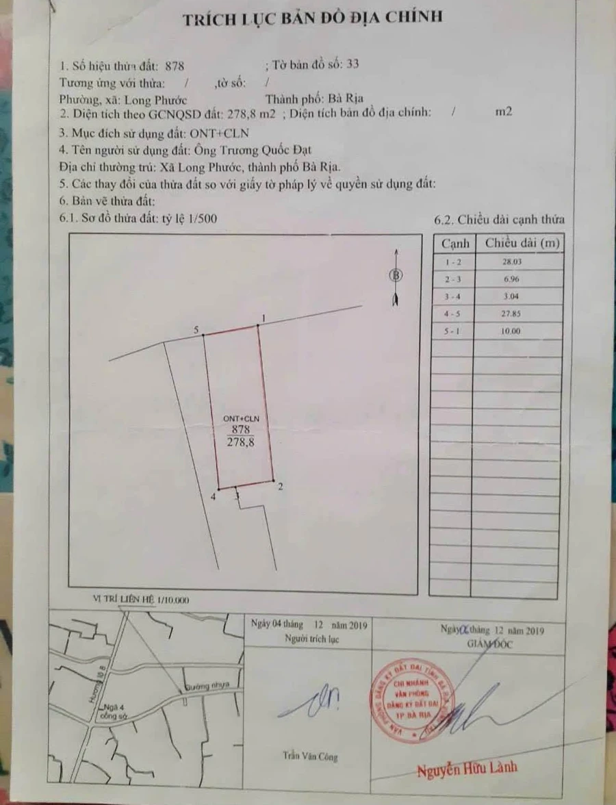 Bán đất mặt tiền đường nhựa số 9 Long Phước, 279m2, Thủ Đức - Ảnh thu nhỏ 3