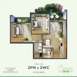 Bán căn hộ 74m2 2PN Eco Central Park, 45tr/m2 đầy đủ nội thất - Ảnh thu nhỏ 2