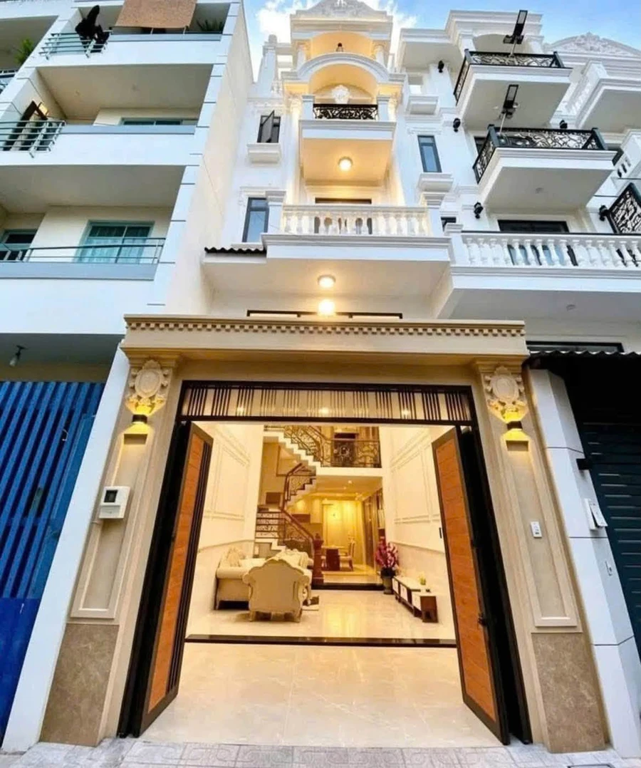 Bán nhà hẻm nhựa 6m 66m2 5 tầng 5PN gần Cityland, Phường An Nhơn, Gò Vấp - Ảnh 1