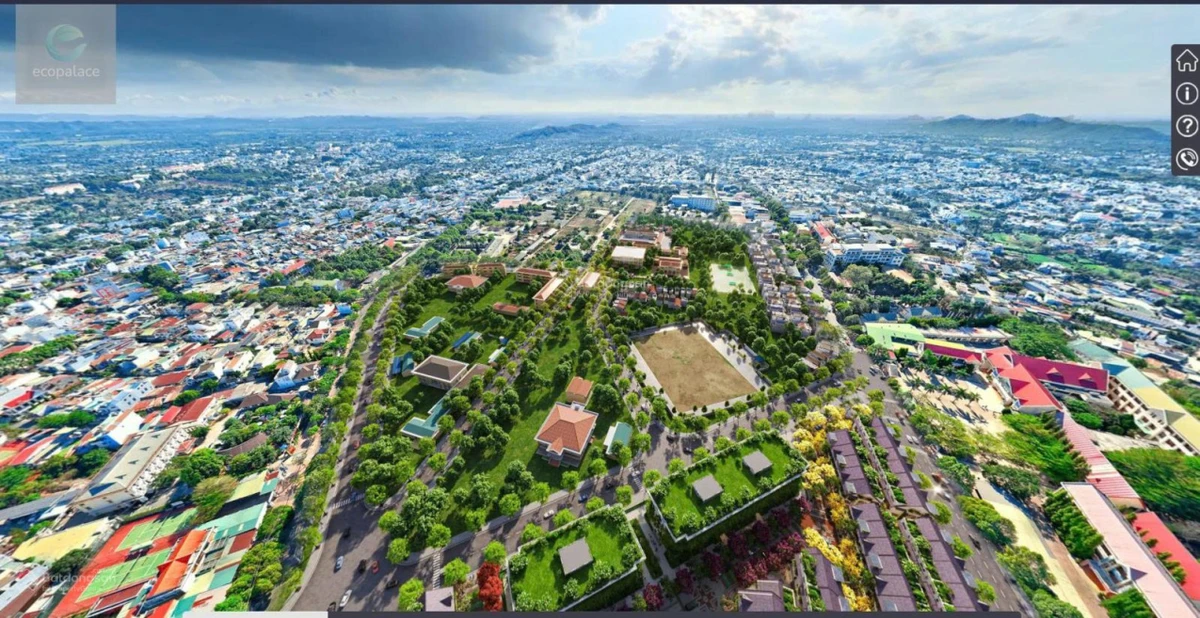 Căn hộ 2PN 72m Eco Palace Buôn Ma Thuột ban công rộng, mỗi tầng hiếm có 1 căn - Ảnh thu nhỏ 2
