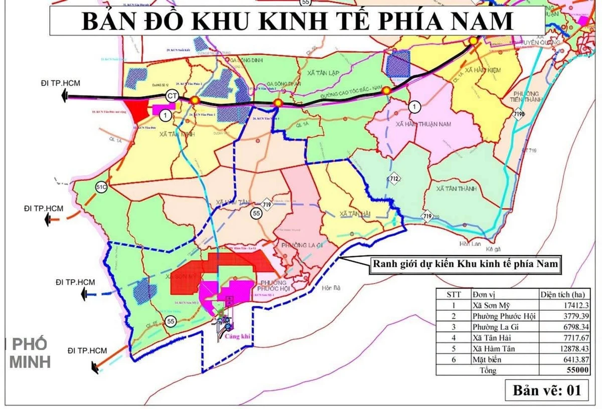 Bán đất 20.548m² mặt tiền QL55 Hàm Tân 35 tỷ - Ảnh thu nhỏ 2