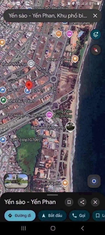 Bán đất Ocean Dunes Phan Thiết 140m² 13 tỷ mặt tiền