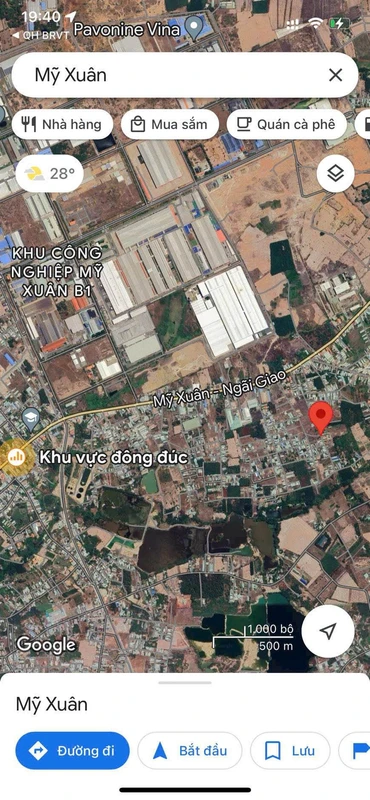 Bán lô đất Mỹ Xuân 1.2 tỷ, 1015 m² mặt tiền đường Võ Văn Kiệt