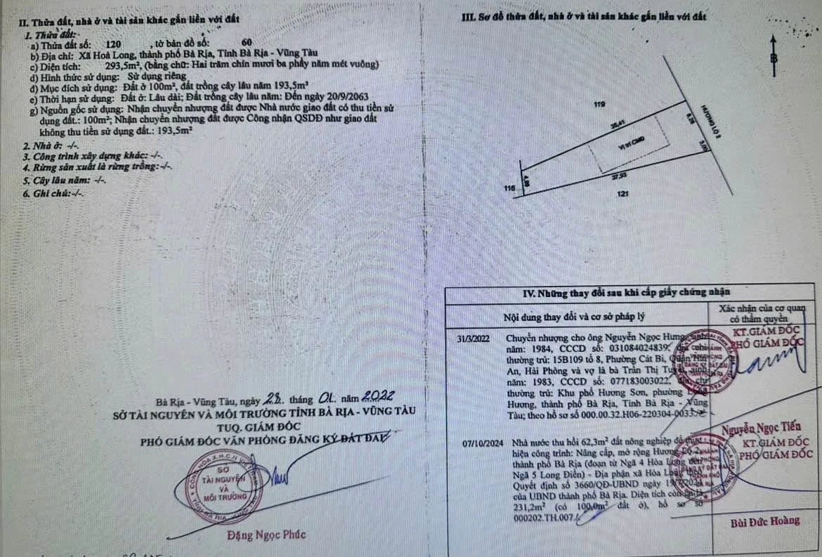 Bán đất mặt tiền Hương Lộ 2 231m2, 3 tỷ 250 triệu Nhà Bè - Ảnh thu nhỏ 4