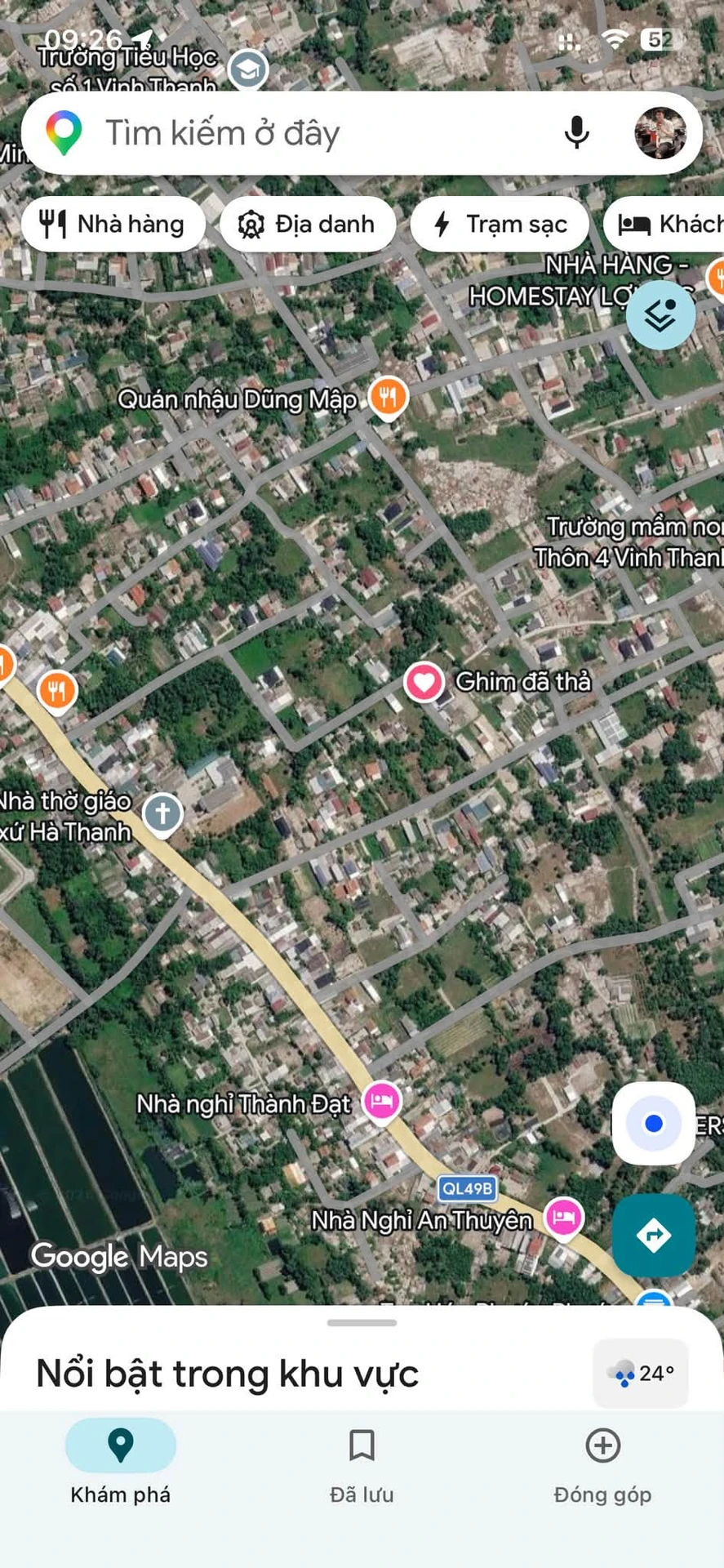 Bán lô đất 520m² Xã Vĩnh Thạnh Phú Vang Huế - Ảnh 1