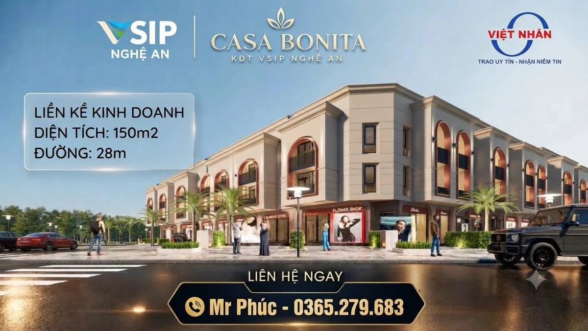 Bán liền kề kinh doanh 150m² 3 tầng Casa Bonita VSIP Nghệ An 6 tỷ - Ảnh thu nhỏ 5