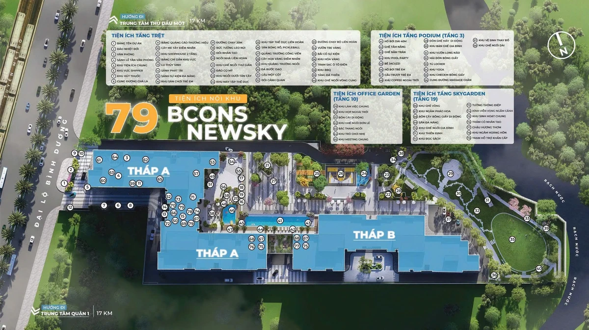 Bán căn hộ 55m2 tại Bcons NewSky, giá từ 2.9 tỷ - Ảnh thu nhỏ 2