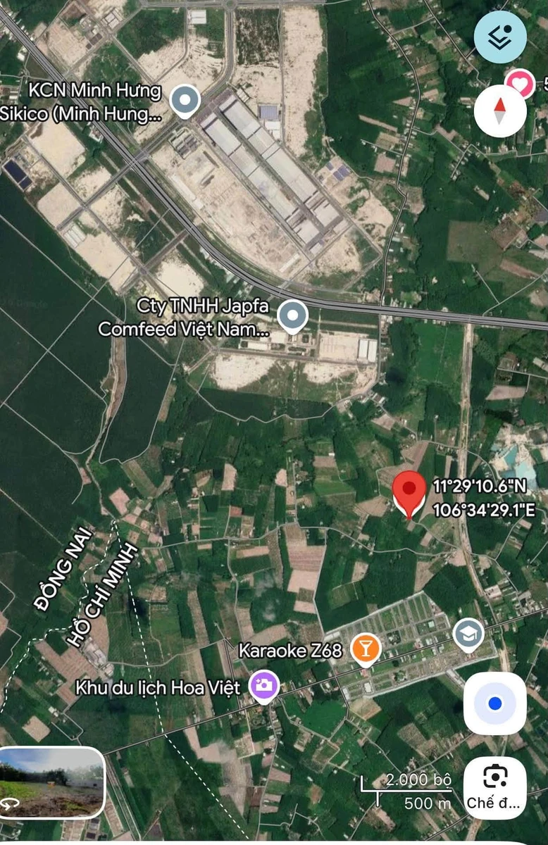Bán đất 500m2 có 50m2 thổ cư đường số 28 Phường Minh Hưng giá 480 triệu - Ảnh 1
