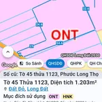 Bán đất 1 sào 2 (10.100m²) Phước Long Thọ, Đất Đỏ, Bà Rịa - Vũng Tàu - Ảnh thu nhỏ 1