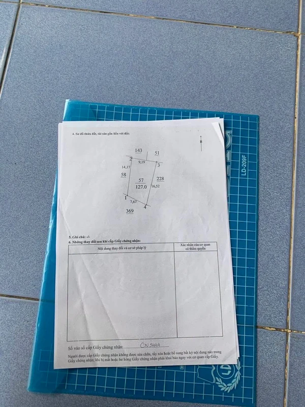 Bán nhà sổ riêng 127m² 2PN 2WC Tân Khánh 1 tỷ 6