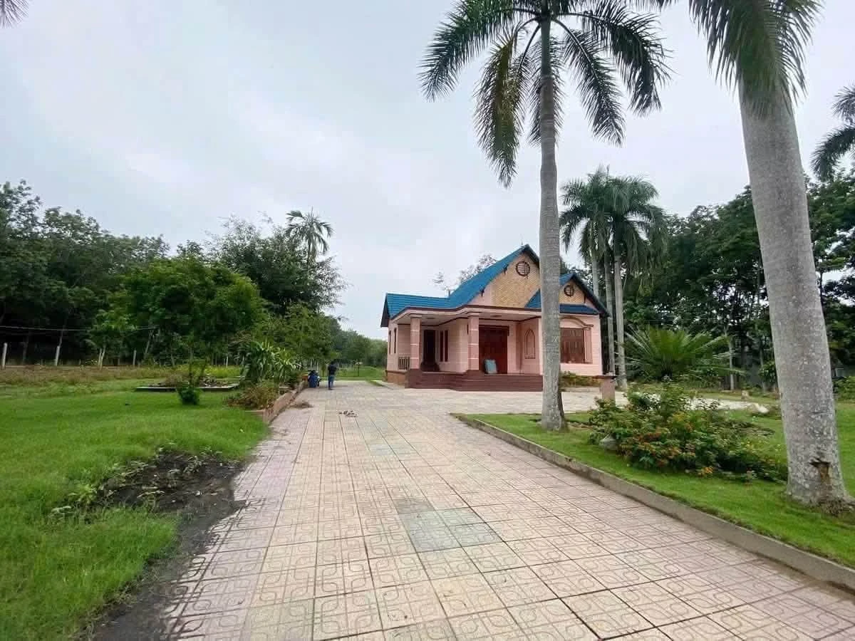 Bán đất mặt tiền DT 744 diện tích 34x107m có 300m2 thổ cư, tặng biệt thự sân vườn, giá 9 tỷ - Ảnh 1