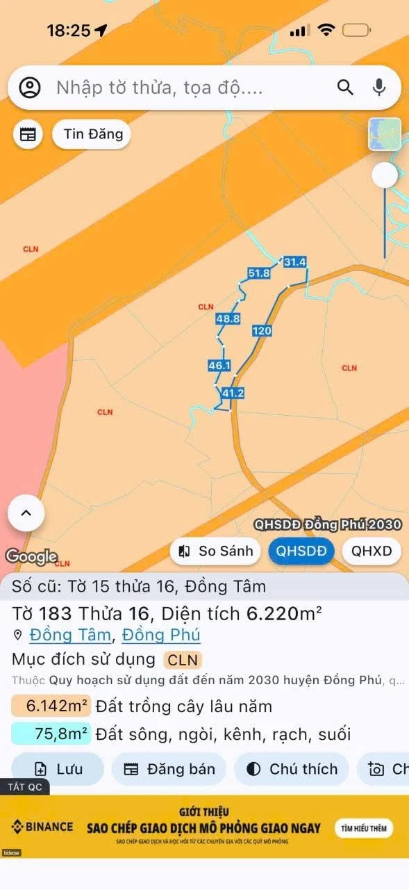 Bán đất mặt tiền 160m² Đồng Phú, Bình Phước 780 triệu - Ảnh 1