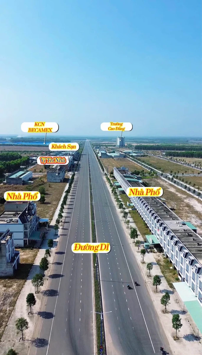 Bán nhà phố 3 tầng 5x30m mặt tiền D1 Becamex GD3 - Ảnh thu nhỏ 3